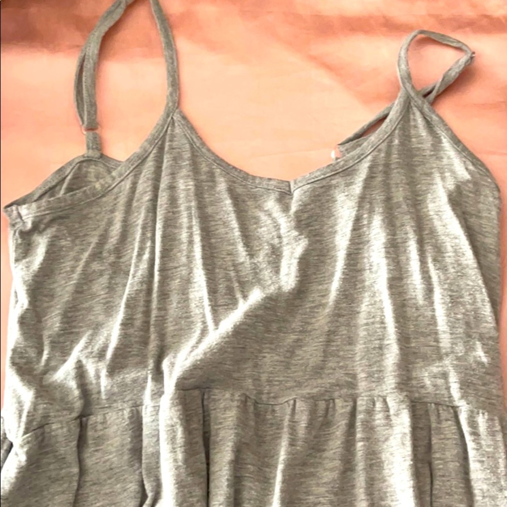 gray dress